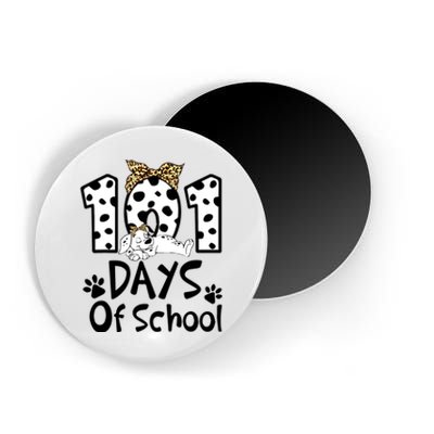 101 Days Of School Dalmatian Dog Boys Girls 100 Days Smarter Magnet