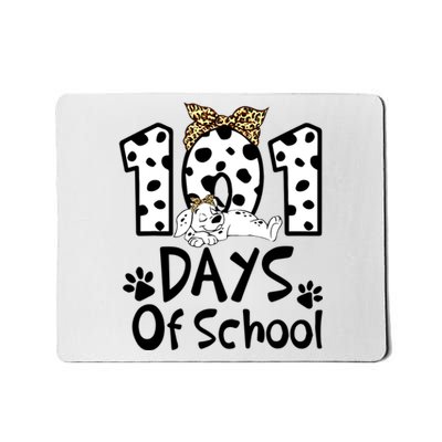 101 Days Of School Dalmatian Dog Boys Girls 100 Days Smarter Mousepad