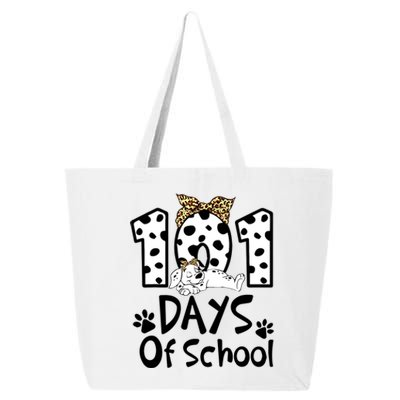 101 Days Of School Dalmatian Dog Boys Girls 100 Days Smarter 25L Jumbo Tote