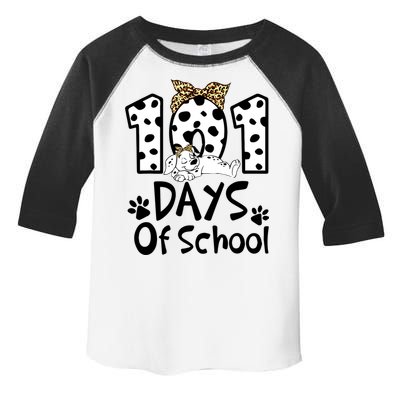 101 Days Of School Dalmatian Dog Boys Girls 100 Days Smarter Toddler Fine Jersey T-Shirt