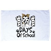 101 Days Of School Dalmatian Dog Boys Girls 100 Days Smarter Microfiber Hand Towel