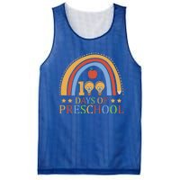 100 Days Of Preschool Nursery School Pencil Student Cute Gift Mesh Reversible Basketball Jersey Tank