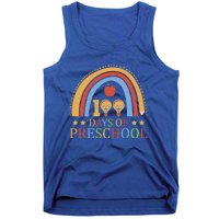 100 Days Of Preschool Nursery School Pencil Student Cute Gift Tank Top