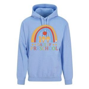 100 Days Of Preschool Nursery School Pencil Student Cute Gift Unisex Surf Hoodie