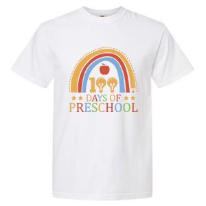 100 Days Of Preschool Nursery School Pencil Student Cute Gift Garment-Dyed Heavyweight T-Shirt