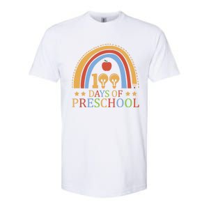 100 Days Of Preschool Nursery School Pencil Student Cute Gift Softstyle CVC T-Shirt