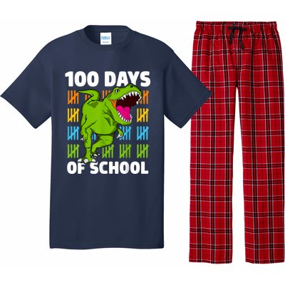 100th Day Of School Boys Kids Dino 100 Days Dinosaur TRex Pajama Set