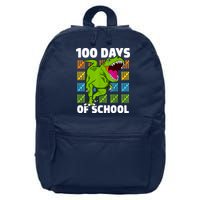 100th Day Of School Boys Kids Dino 100 Days Dinosaur TRex 16 in Basic Backpack