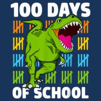 100th Day Of School Boys Kids Dino 100 Days Dinosaur TRex 16 in Basic Backpack