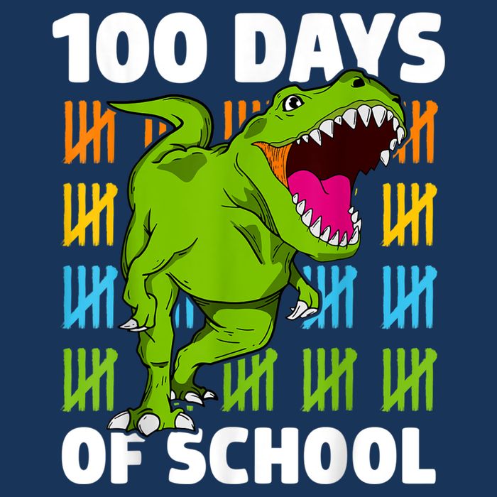 100th Day Of School Boys Kids Dino 100 Days Dinosaur TRex 16 in Basic Backpack