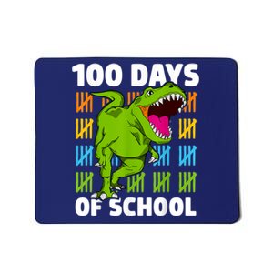 100th Day Of School Boys Kids Dino 100 Days Dinosaur TRex Mousepad