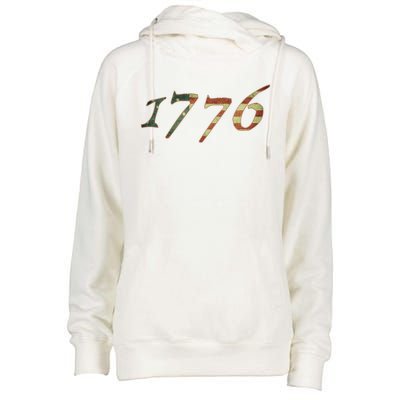 1776 Declaration Of Independence Us Flag Gift Womens Funnel Neck Pullover Hood