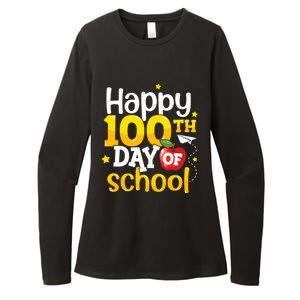 100 Days Of School Teachers Happy 100th Day Of School Gift Womens CVC Long Sleeve Shirt