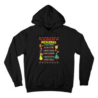 12 Days Of Pickleball Christmas Players Holiday Season Hoodie