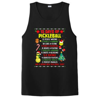 12 Days Of Pickleball Christmas Players Holiday Season PosiCharge Competitor Tank