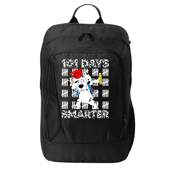 101 Days Of School Dalmatian Dog 100 Days Smarter Teacher City Backpack