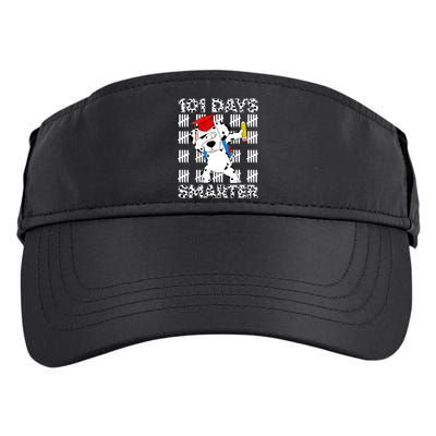 101 Days Of School Dalmatian Dog 100 Days Smarter Teacher Adult Drive Performance Visor