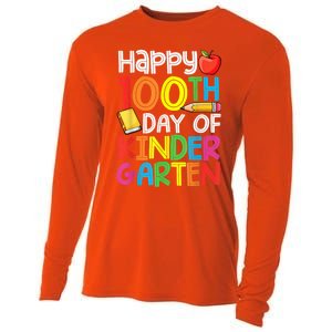 100th Day Of School Teachers 100 Days Smarter Kindergarten Cute Gift Cooling Performance Long Sleeve Crew