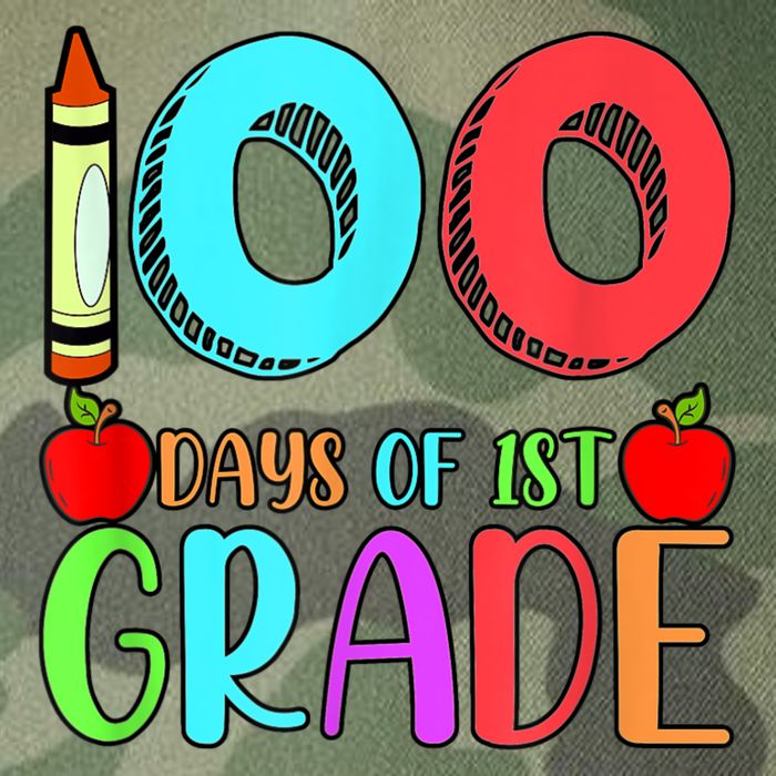 100 Days Of 1st Grade Happy 100th Day Of School Legacy Tie Dye Trucker Hat