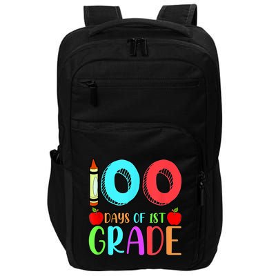 100 Days Of 1st Grade Happy 100th Day Of School Impact Tech Backpack