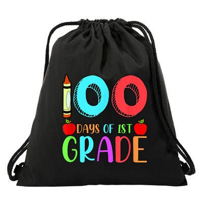 100 Days Of 1st Grade Happy 100th Day Of School Drawstring Bag