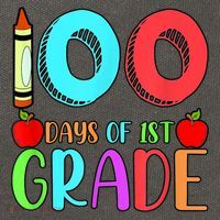 100 Days Of 1st Grade Happy 100th Day Of School Cotton Canvas Backpack