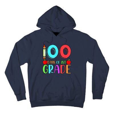 100 Days Of 1st Grade Happy 100th Day Of School Tall Hoodie