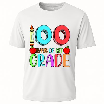 100 Days Of 1st Grade Happy 100th Day Of School Performance Shirt