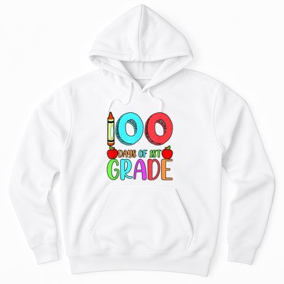 100 Days Of 1st Grade Happy 100th Day Of School Hoodie