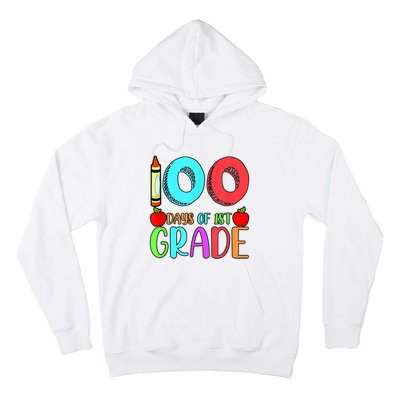 100 Days Of 1st Grade Happy 100th Day Of School Hoodie