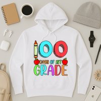 100 Days Of 1st Grade Happy 100th Day Of School Hoodie