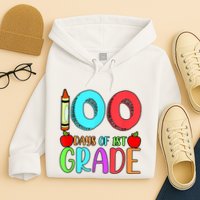 100 Days Of 1st Grade Happy 100th Day Of School Hoodie
