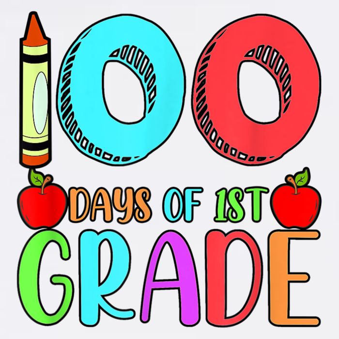 100 Days Of 1st Grade Happy 100th Day Of School Sustainable Bucket Hat