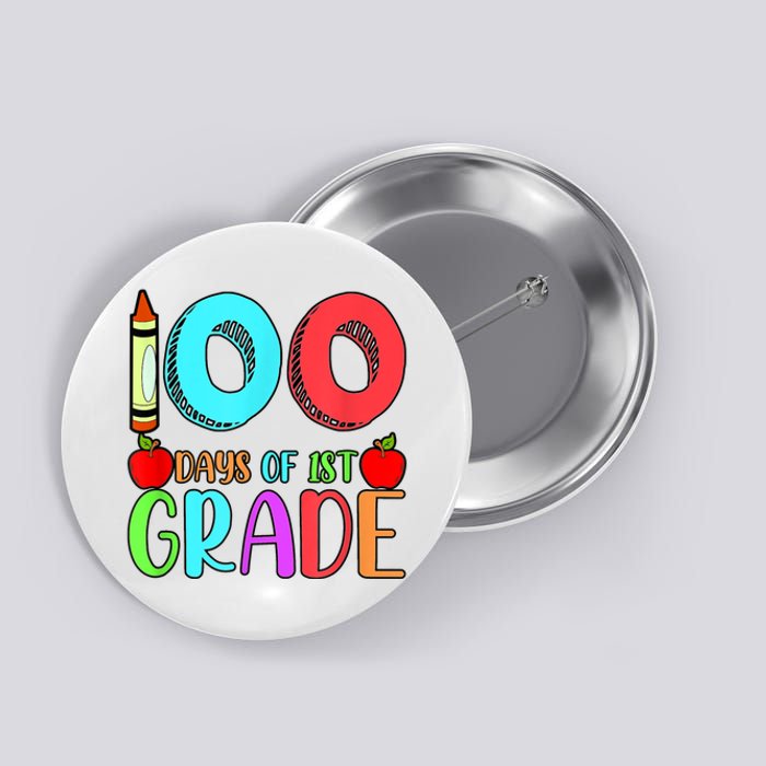 100 Days Of 1st Grade Happy 100th Day Of School Button