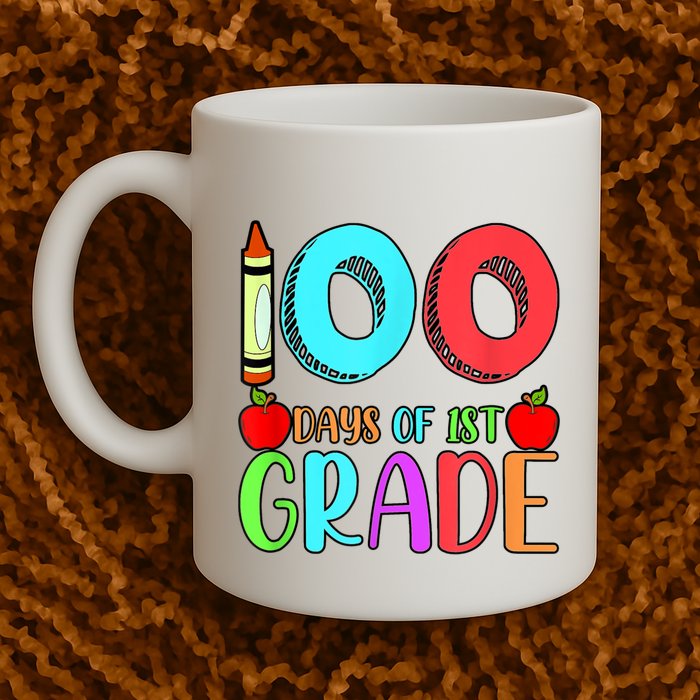 100 Days Of 1st Grade Happy 100th Day Of School Mug