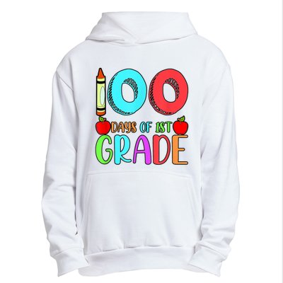 100 Days Of 1st Grade Happy 100th Day Of School Urban Pullover Hoodie