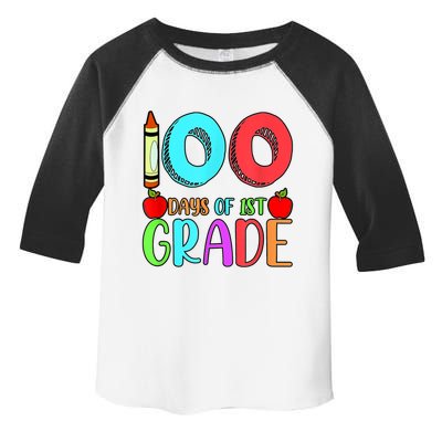 100 Days Of 1st Grade Happy 100th Day Of School Toddler Fine Jersey T-Shirt