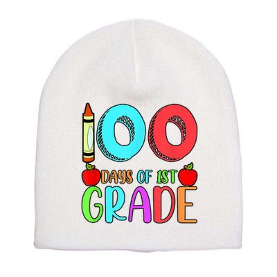 100 Days Of 1st Grade Happy 100th Day Of School Short Acrylic Beanie