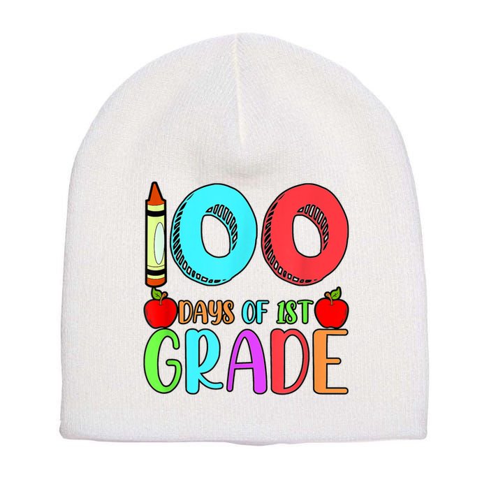 100 Days Of 1st Grade Happy 100th Day Of School Short Acrylic Beanie