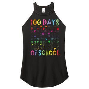 100 Days Of School Teacher Student   100 Hearts Women's Perfect Tri Rocker Tank