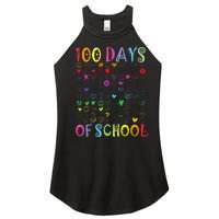 100 Days Of School Teacher Student   100 Hearts Women's Perfect Tri Rocker Tank