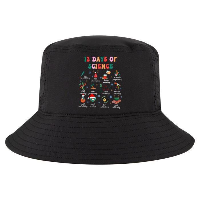 12 Days Of Science Scientist Teacher Christmas Science Xmas Cool Comfort Performance Bucket Hat