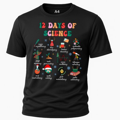 12 Days Of Science Scientist Teacher Christmas Science Xmas Performance Shirt