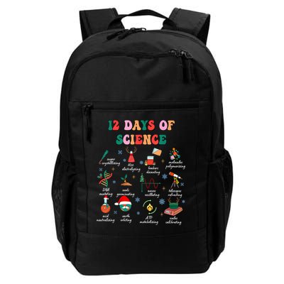 12 Days Of Science Scientist Teacher Christmas Science Xmas Backpack