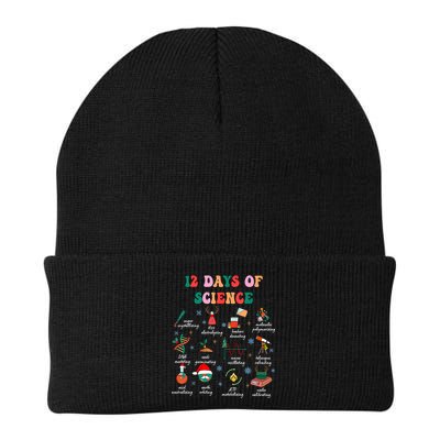 12 Days Of Science Scientist Teacher Christmas Science Xmas Beanie
