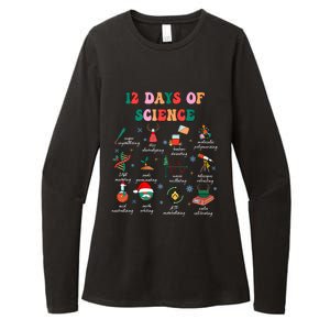 12 Days Of Science Scientist Teacher Christmas Science Xmas Womens CVC Long Sleeve Shirt