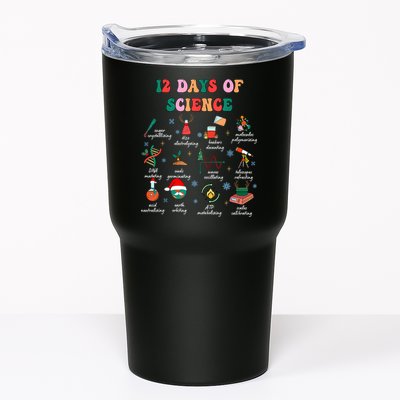 12 Days Of Science Scientist Teacher Christmas Science Xmas Tumbler