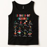 12 Days Of Science Scientist Teacher Christmas Science Xmas Tank Top