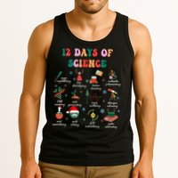 12 Days Of Science Scientist Teacher Christmas Science Xmas Tank Top