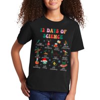 12 Days Of Science Scientist Teacher Christmas Science Xmas Kids T-Shirt
